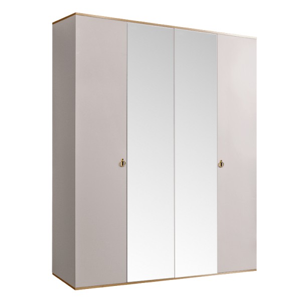 Шкаф четырёхдверный с зеркалами Римини