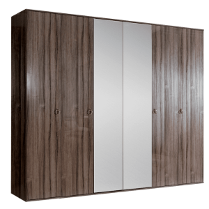 Шкаф шестидверный с зеркалами Римини