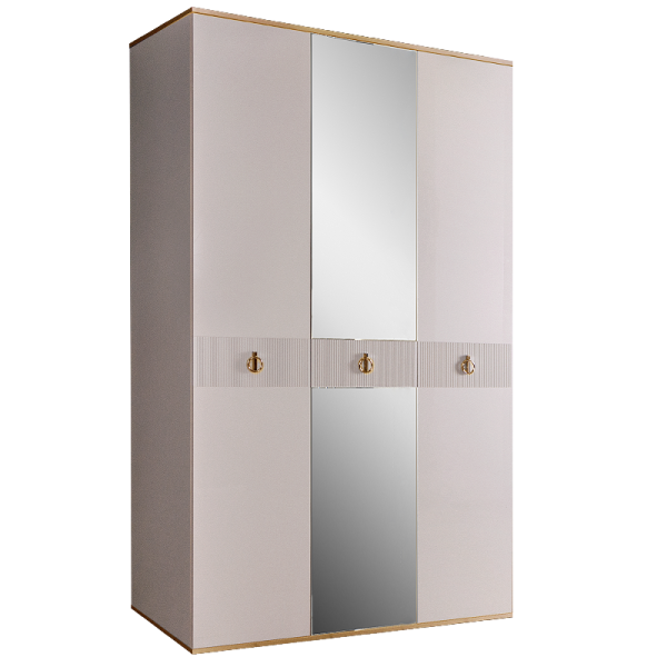 Шкаф трёхдверный с зеркалом Римини Соло