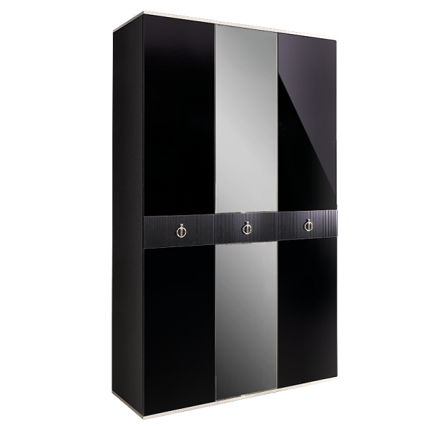 Шкаф трёхдверный с зеркалом Римини Соло