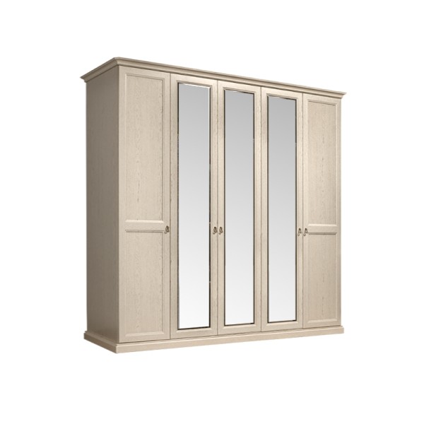 Шкаф пятидверный с зеркалами Венеция