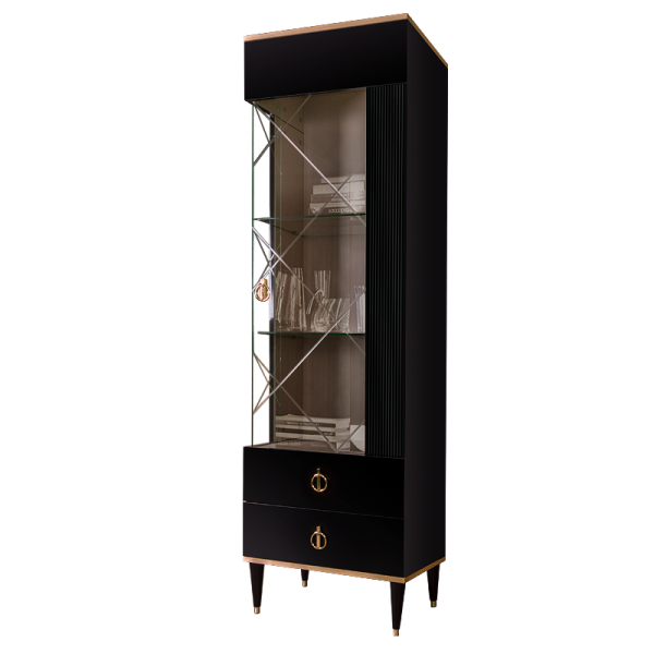 Шкаф-витрина 1-створчатая правая Римини Соло