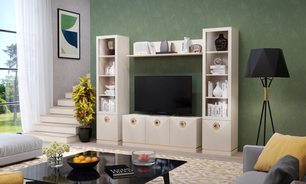 Шкаф-витрина правая 450 КАПРИ