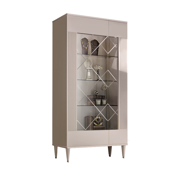 Шкаф-витрина 2-створчатая левая Римини Соло