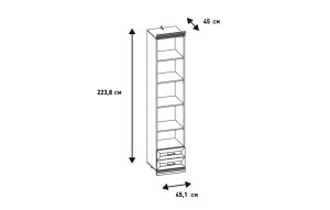 Шкаф с ящиками Кантри