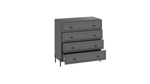Комод «Пандора» - 414.004.000 Серый графит, Графит матовый