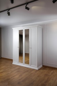 Шкаф четырёхдверный с зеркалами Амели