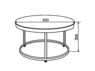 Стол журнальный Остин